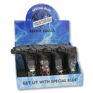 Bernie Skulls Torch - Special Blue