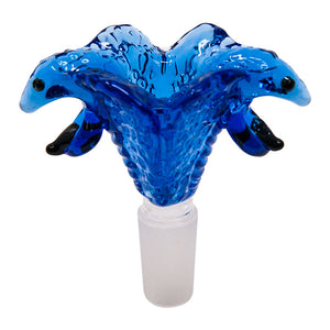 14mm Male Twin Cobra Glass Bowl