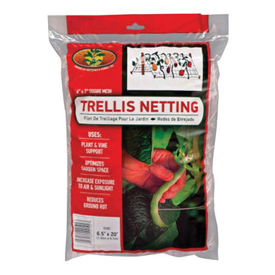 Trellis Netting 6.5' x 20' Square Clear Mesh