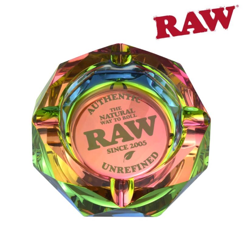 Raw Prism Glass Ashtrays