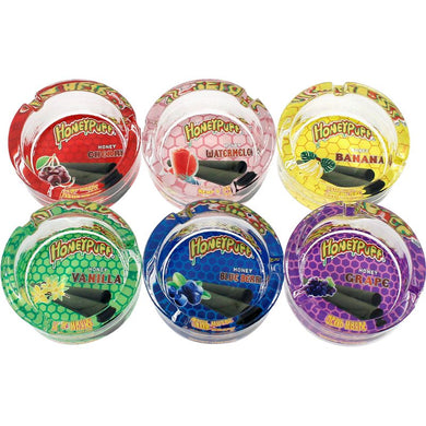 Assorted Honeypuff Glass Ashtrays