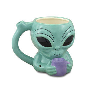 4.5" Alien Mug Pipe