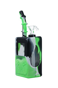 7" Silicone Glass Gamer Bubbler