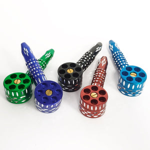 Six Shooter Metal Hand Pipe