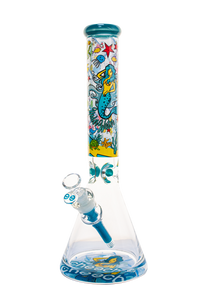 16" Cheech Mermaid Beaker Bong