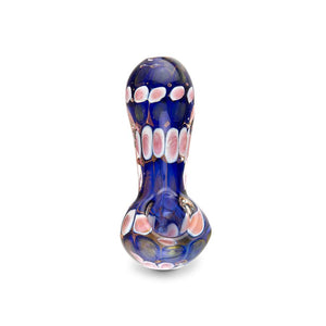 5" - Gold Fumed Brick Glass Pipe