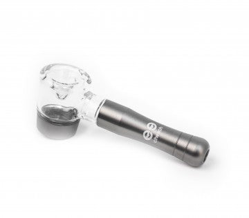 Aluminum & Glass Cheech Pipe