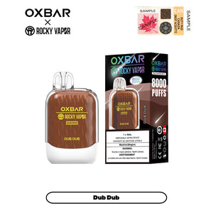 Rocky Vapor OXBAR G-8000 Disposable Vaporizer - 20mg Salt Nic (8000 Puff/18ml)