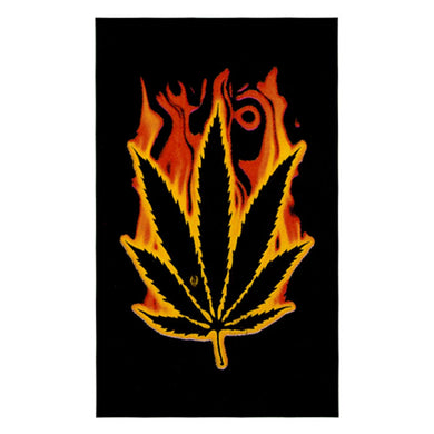 Flames Leaf Flag