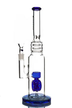 16" Gangster Glass Stemless Hollow Barrel Perc Bong