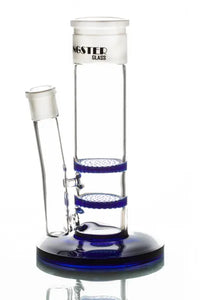 9" Gangster Glass Double Honeycomb Base