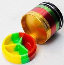 Multi-Color 5pc Grinder (Silicone Container Bottom)