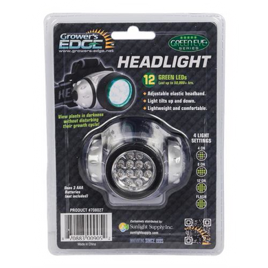 Grower's Edge Green LED Headlight