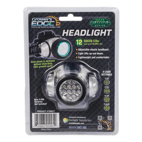 Grower's Edge Green LED Headlight