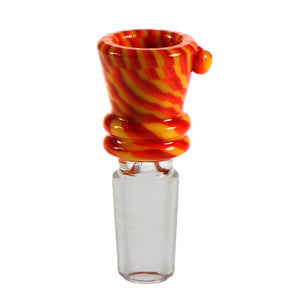 Hydros Glass 14mm Multi-Color Herb Bowl