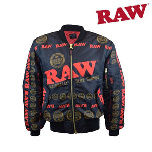 RAW! Loud Black Flight Jacket