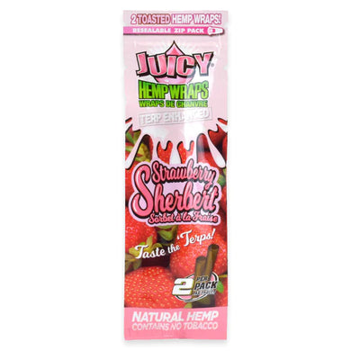 Juicy Jay Terp Enhanced Wraps - Strawberry Sherbert