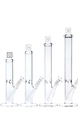 No Logo Clear Straight Tube