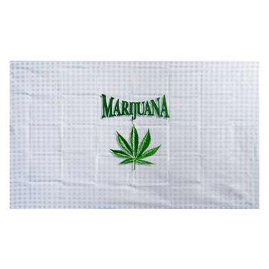 Marijuana Leaves Flag