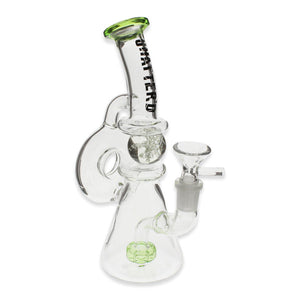 10" Moon Beam Recycler Rig - Shatter'd Glassworks