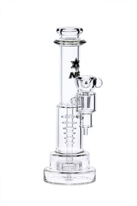 11" Stacked Base Bong by Nice Glass