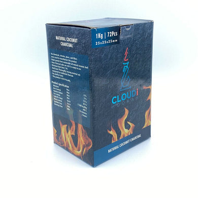 Cloudi Hookah Natural Coconut Charcoal