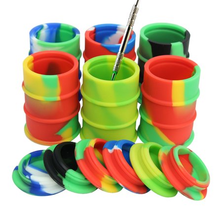 Silicone Drum Concentrate Containers