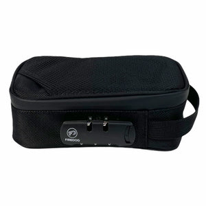 Locking Smell Proof Zip Case - 8" by 4.75" by 2.75" - Black