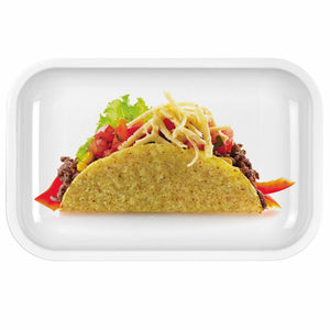 Pulsar 11" x 7" Metal Rolling Tray - Medium - Taco