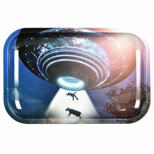 Pulsar 11" x 7" Metal Rolling Tray - Take Me to Your Leader