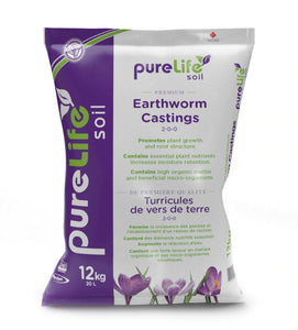 PureLife Soil - Premium Earthworm Castings (20L)