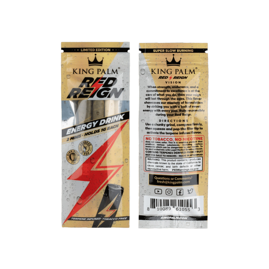 King Palm Pre-Roll Mini Red Reign (2pk)