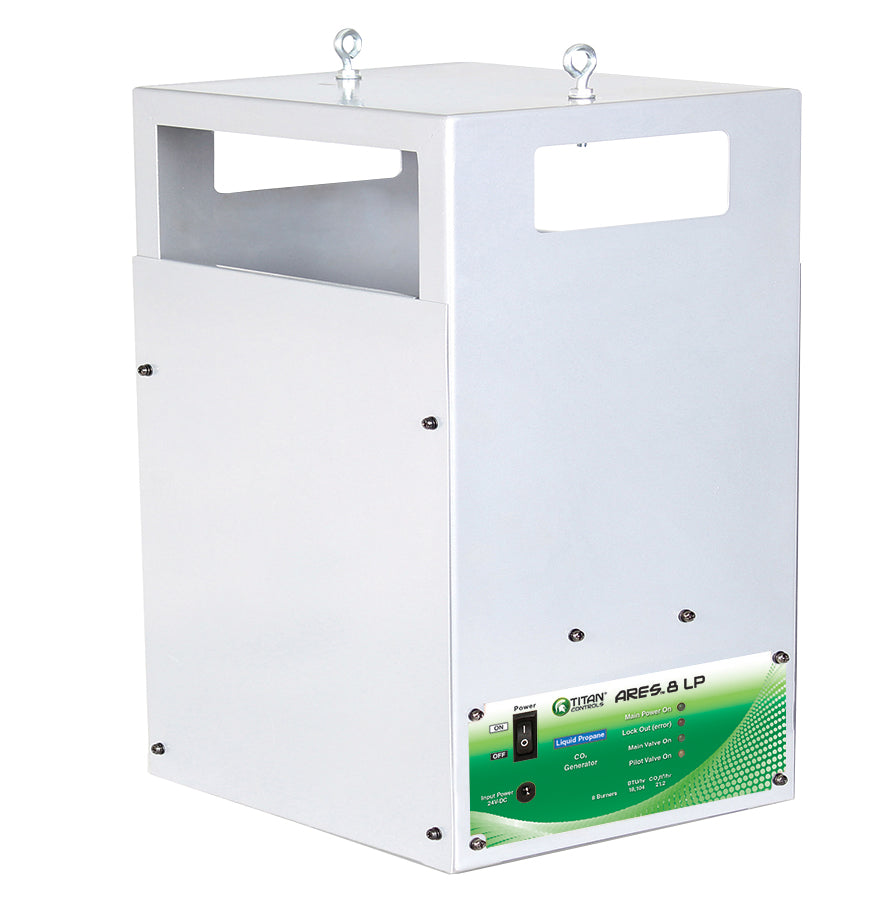 Titan Controls Ares 8 - Eight Burner (LP or NG) CO2 Generator - 21.2 CUFT/HR