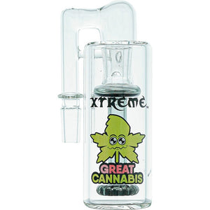 5" Xtreme Glass 14mm 90° "Great Cannabis" Showerhead Ashcatcher