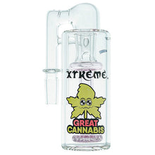 5" Xtreme Glass 14mm 90° "Great Cannabis" Showerhead Ashcatcher