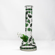 12" 7mm Glass Beaker Bong (Honeybee)