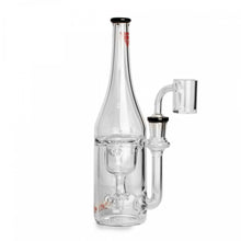 9" Red Eye Glass Bottle Incycler Rig