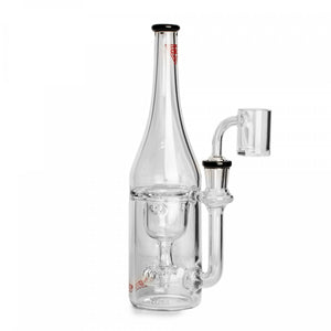 9" Red Eye Glass Bottle Incycler Rig