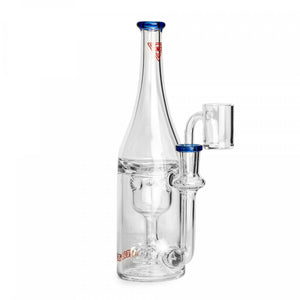 9" Red Eye Glass Bottle Incycler Rig