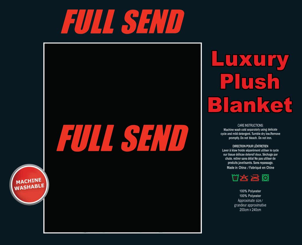 Full Send Queen Plush Blanket