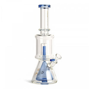 The Primal - 9 Showerhead Perc Bong/Dab Rig - Teal -SmokeDay