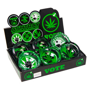 Vote Glass Ashtrays