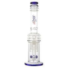 17" H2O Glass Stemless Honeycomb Perc Bong