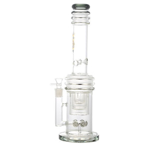 17" H2O Glass Stemless Honeycomb Perc Bong