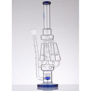 17.5" H2O Glass Multi-Recycler Bong