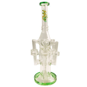13.5" H2O Glass Multi-Recycler Bong
