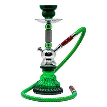 12" Single Hose Hookah Beaded Design