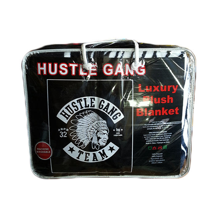 Hustle Gang Queen Plush Blanket