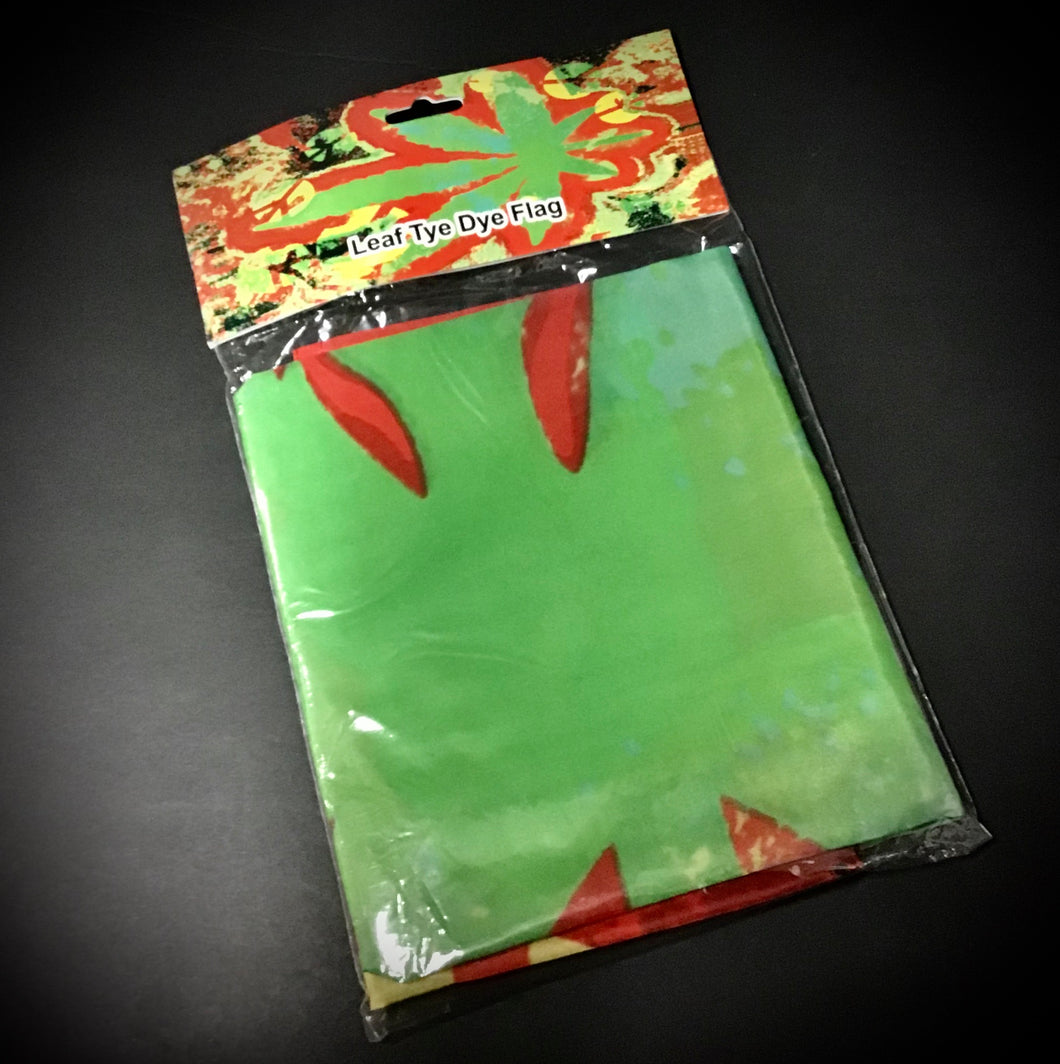 Tye Dye Leaf Flag 3' x 5'