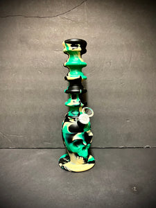 Silicone Skull Bong - Extendable (7.5"-11.5")